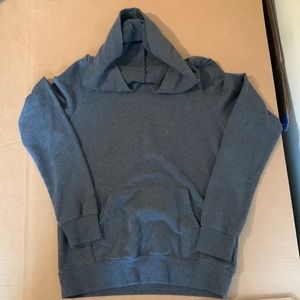 Small hooded sweatshirt charcoal grey